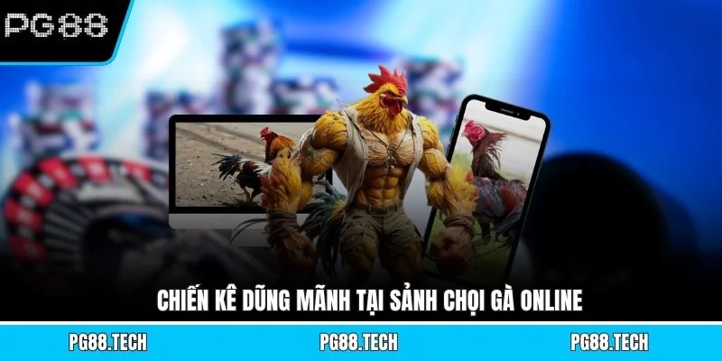 Chiến kê dũng mãnh tại sảnh chọi gà online