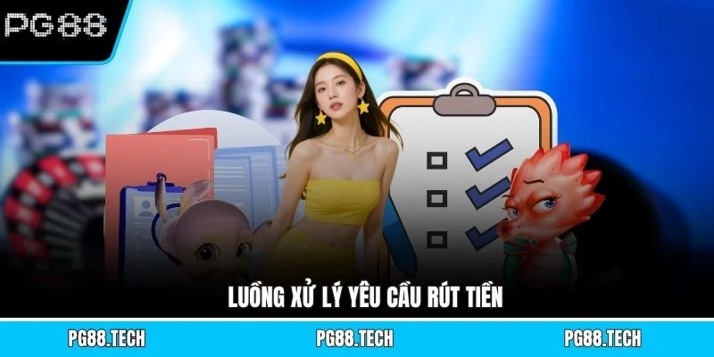 Luồng xử lý yêu cầu rút tiền